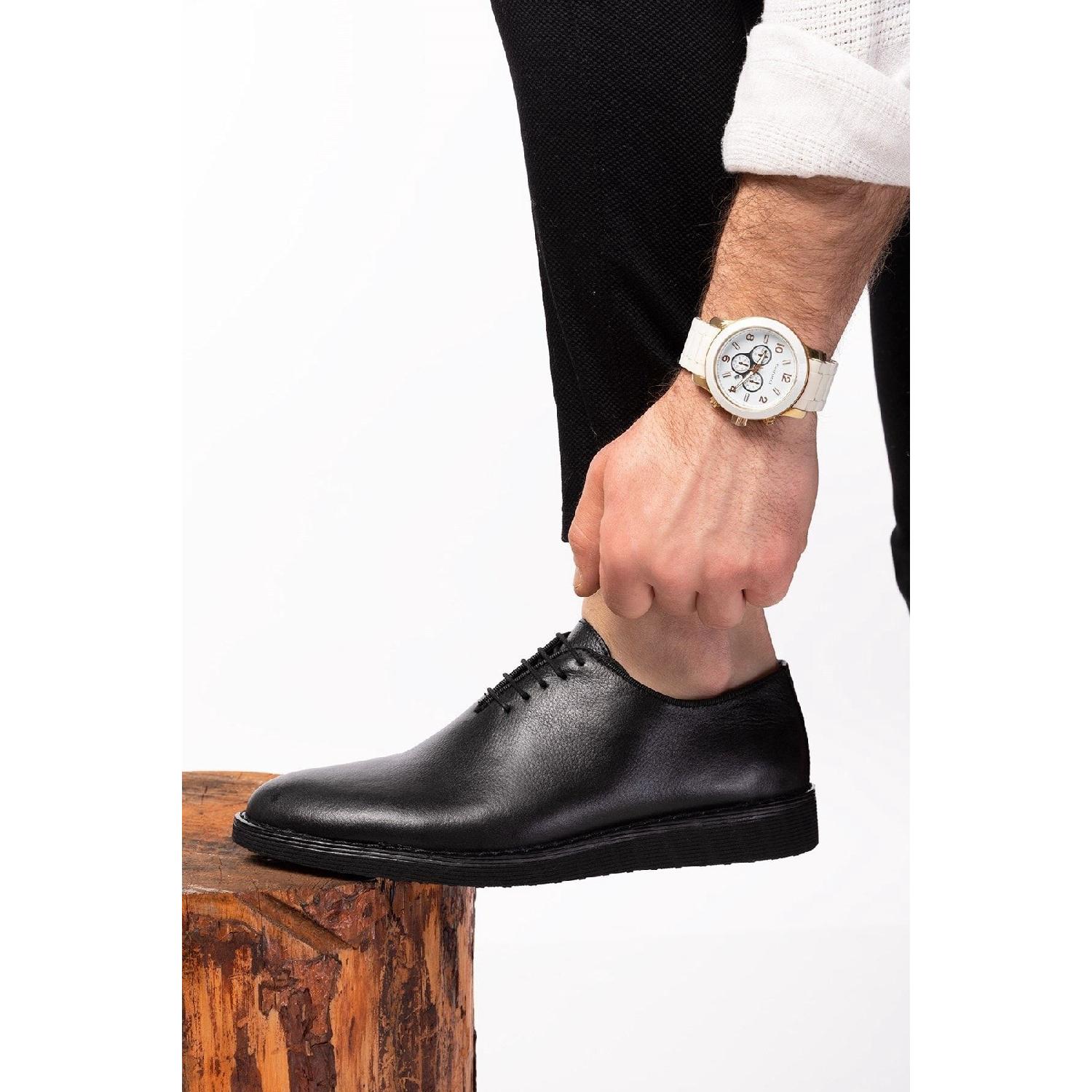 

Genuine Leather Groom s Evening Dress Patent Leather Classic Shoes 40