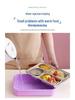 Cartoon Stainless Steel Insulated Lunch Box with Cutlery - Fresh & Stylish Student Design