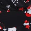Women Vintage Short Sleeve Christmas 1950s Housewife Evening Party Prom Dress