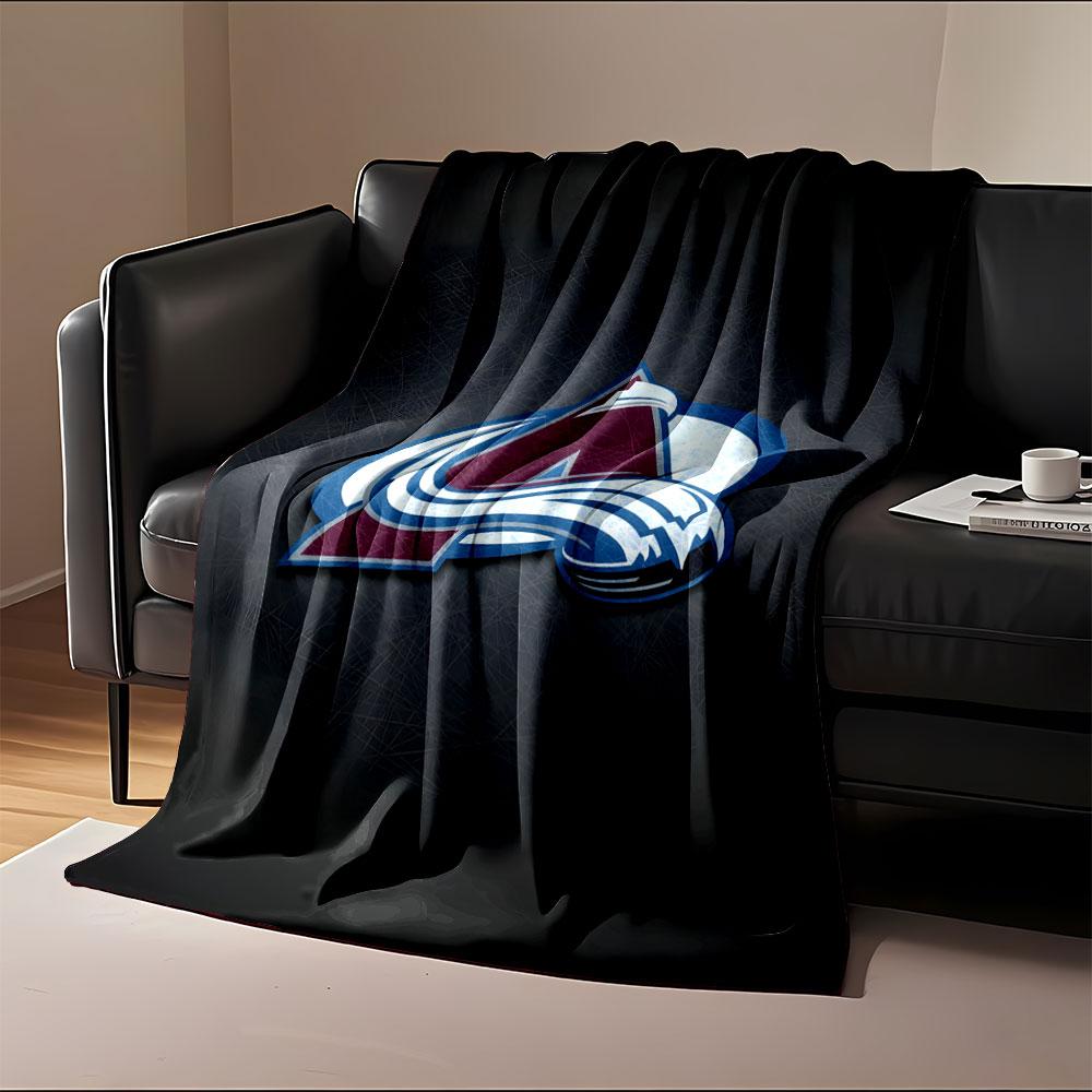 Colorado Avalanche Logo Blanket print blanket soft and cozy perfect for the living room bed sofa or a nap,gift
