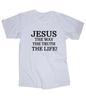 Jesus der Weg die Wahrheit das Leben Religiöses weißes T-Shirt
