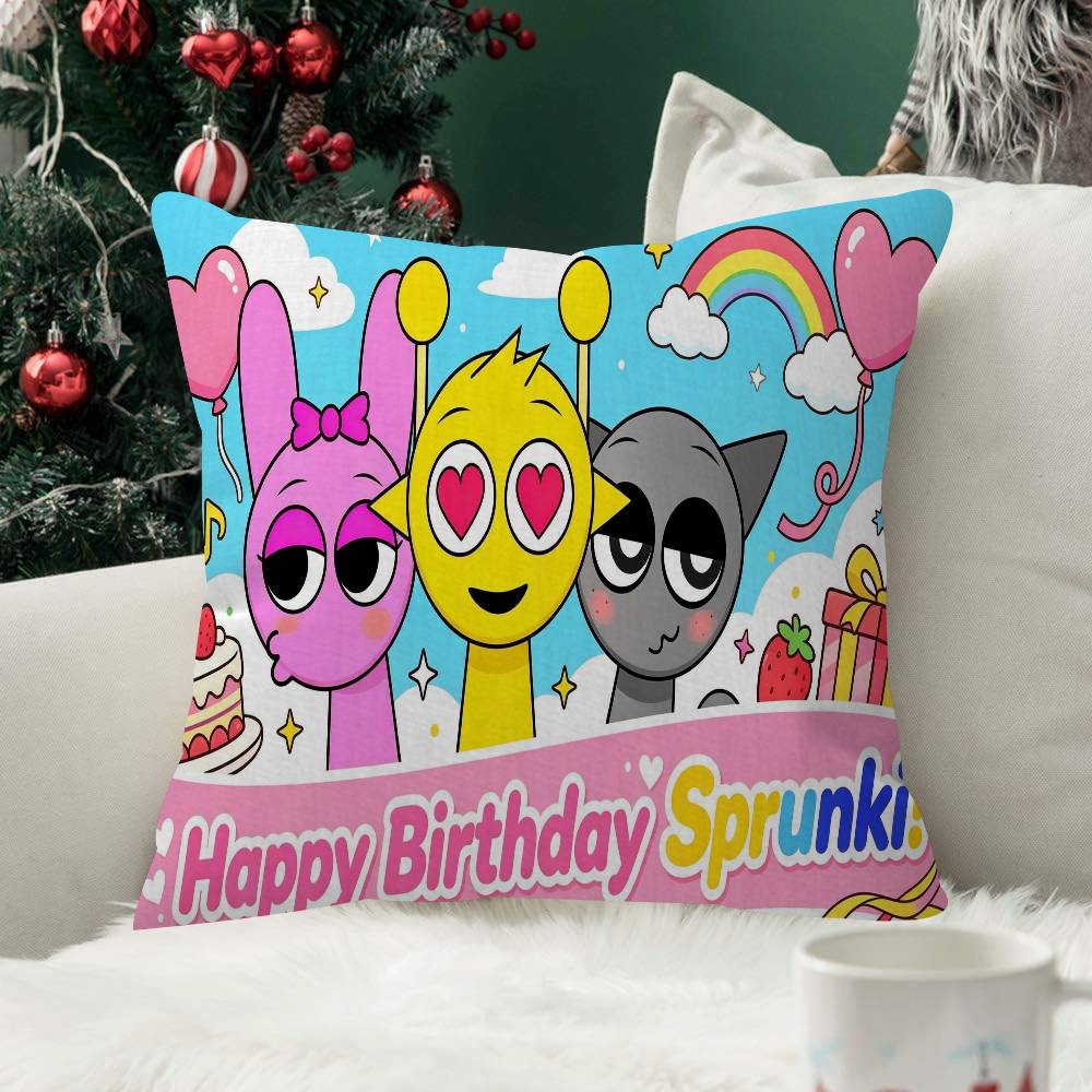 Game Pillow Cover Soft Decor Throw Pillow Case xcm Couch SSprunki Home Decor IIncredibox for Living Room Sofa Party Gift