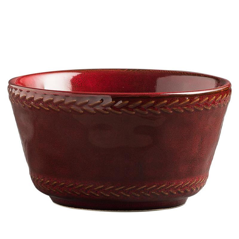 Cloud Underglaze Rice Bowl Household New Japanese Ceramic Bowl High-End Small Bowl Height Anti-Scalding Porridge Bowl