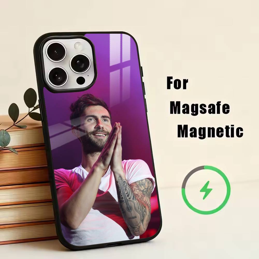 M-Maroon 5  Phone Case For iPhone17,16,15,14,13,12,11 Plus,Pro Magnetic with Magsafe Wireless Charging