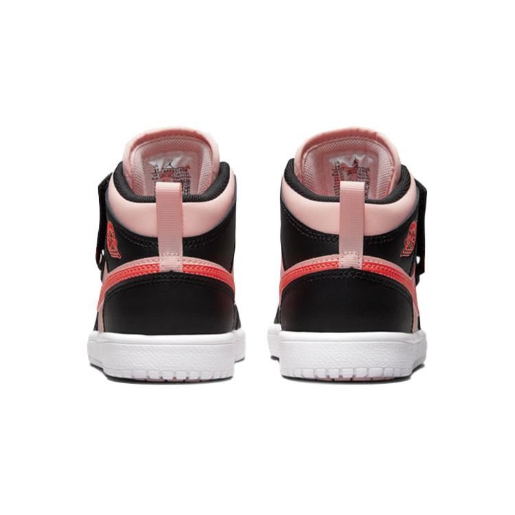 New Air Jordan 1 Mid Black Pink Crimson AR6351-604
