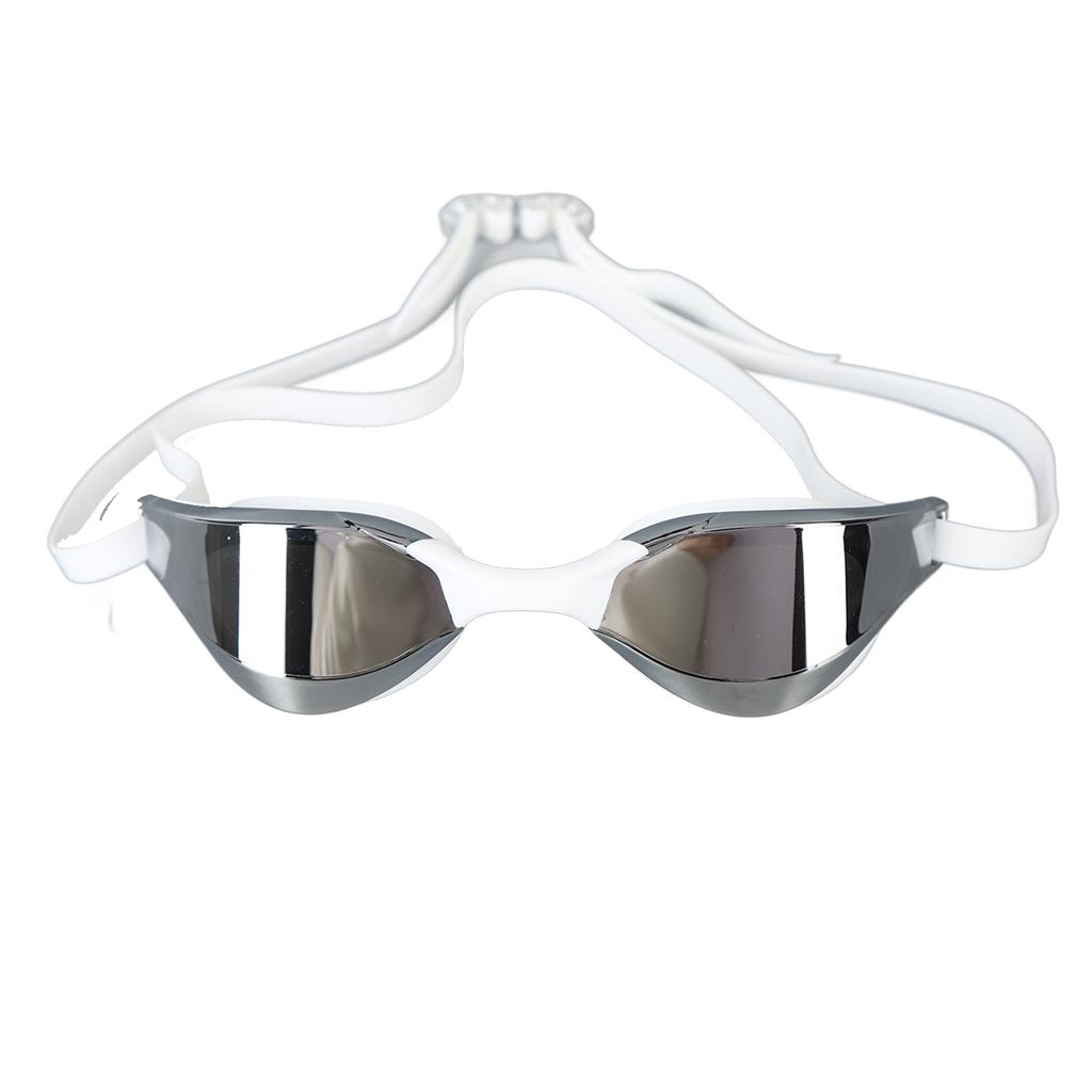 Adult Swimming Goggles No Leaking UV Protection Swim Racing Glasses High Definition Lenses White Sliver