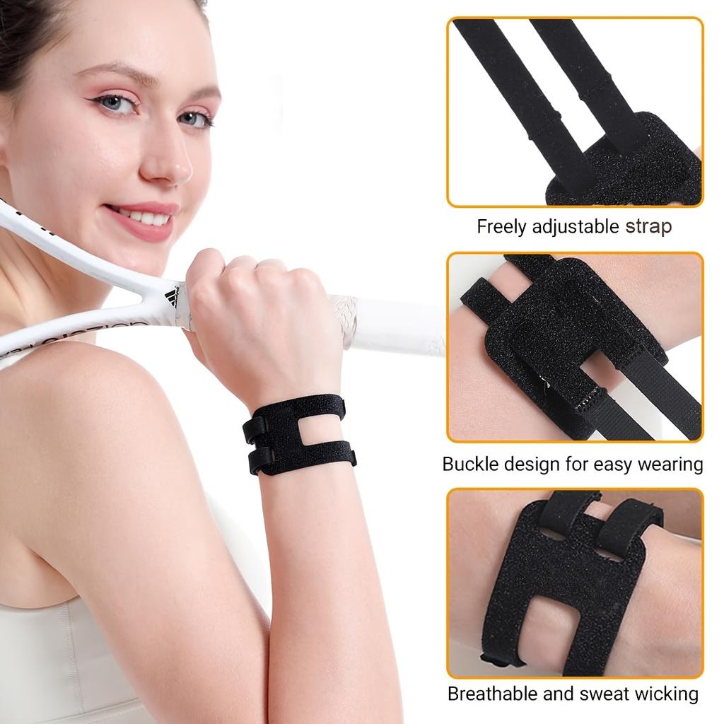 Carpel Tunnel Wrist Brace with Adjustable Closure & Wrist Stabilizers, Comfortable Wrist Support Straps for Weight Bearing