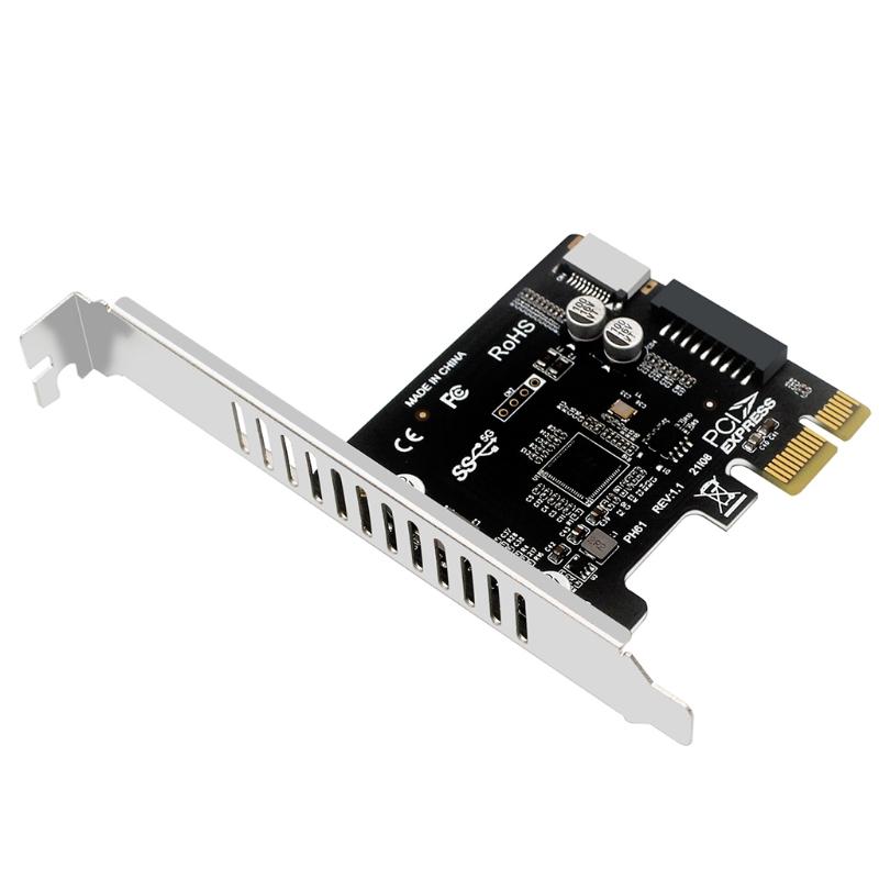 PCI-E to 2-Port USB 3.0 Adapter Super Fast PCI for press pansion Card with Internal 19 Pin Connector for for