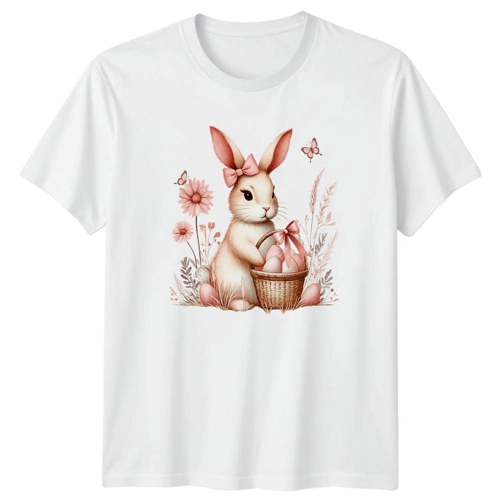 Watercolor Pastel Easter Bunny Unisexs TShirt Spring Easter Holiday S