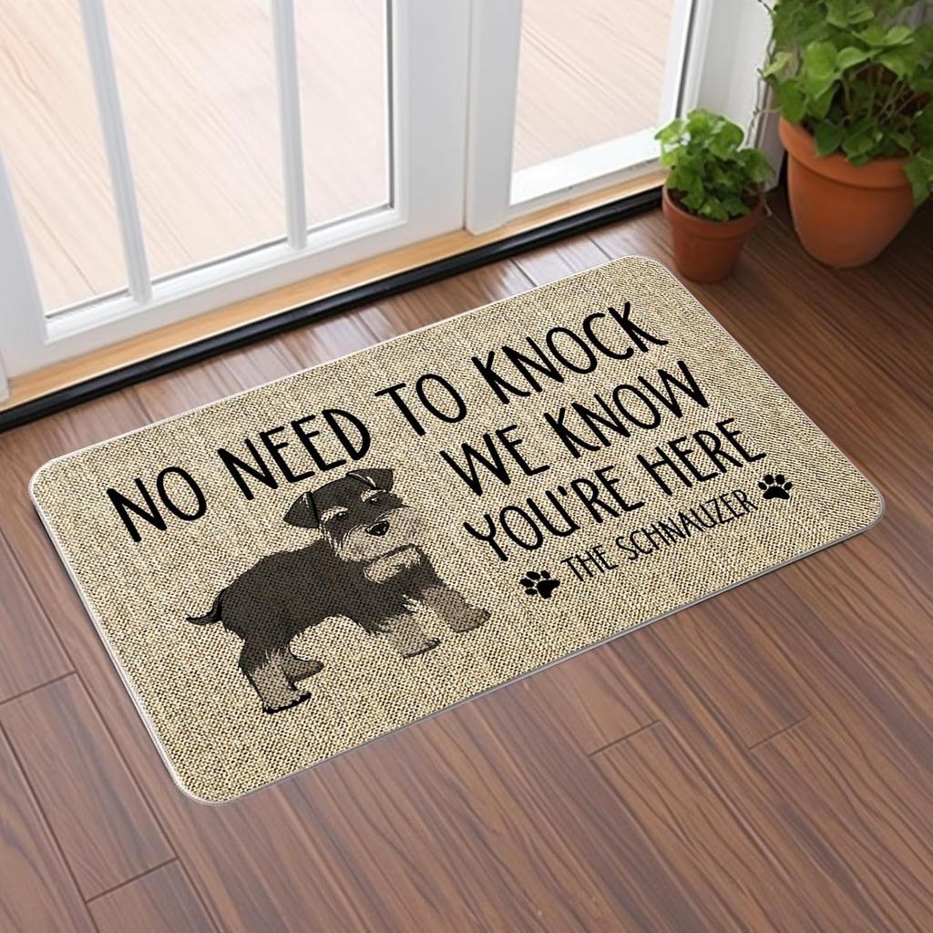 Dog Welcome Floor Mat Entry Rug Farmhouse Style Kitchen Front Door Floor Mat Indoor Outdoor Area Rug Home Decoration