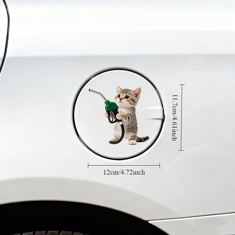 Cute Pet Cat Car Fuel Tank Stickers Car Decals Car Decorations