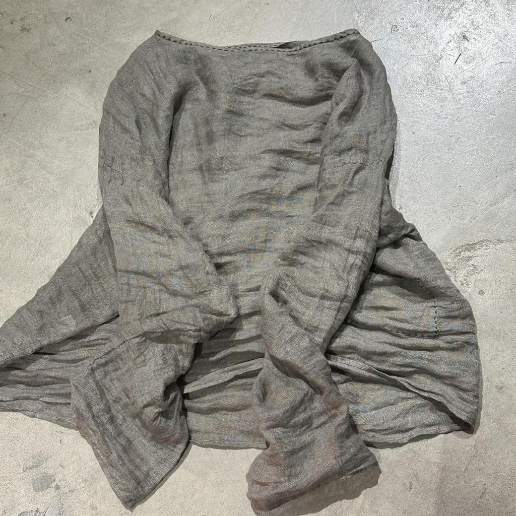 Johnature Mode Vintage Volltonfarbe Lose Casual T-Shirt Frau Frühling Chinesischen Stil O-Ausschnitt Lange Ärmeln T-Shirt