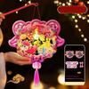 Luminous DIY Handheld Sheep Lantern Traditional Transparent Goat Lantern  Party