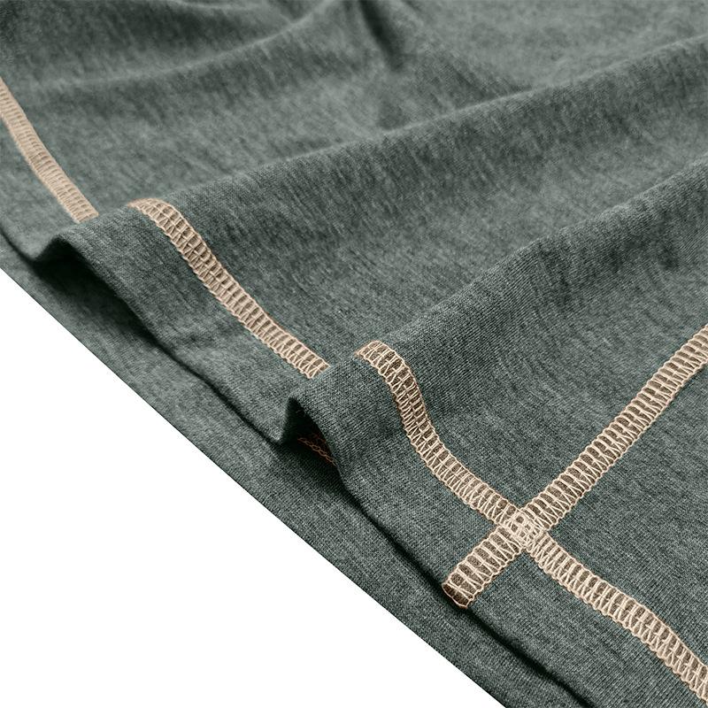 European and American Style Men’s Summer Short Sleeve T-shirt Color Block Polo Shirt Turn Down Collar Top