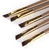1Pc Makeup Powder Foundation Flat Contour Double End Eyebrow Brush Cosmetic Tool