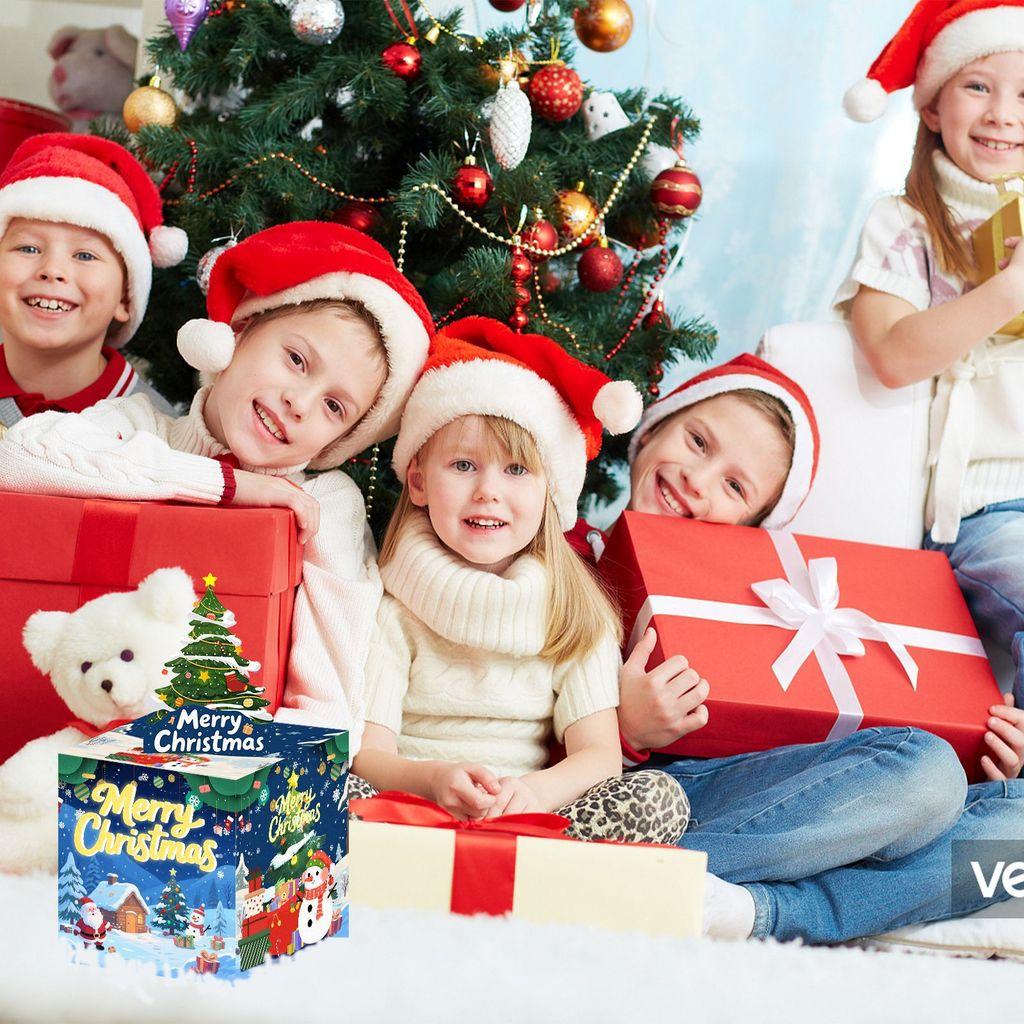 Decor Money Holiday Box With Snowy Night Theme For Christmas And Year New