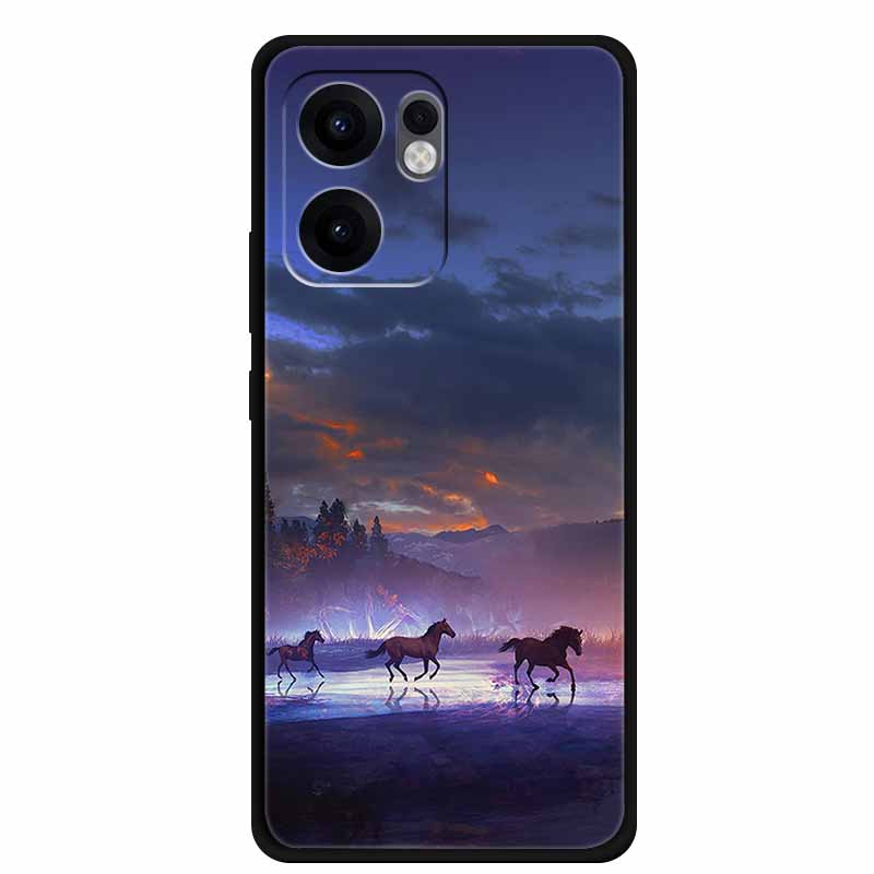 For OPPO Reno 14F 5G Phone Case Shockproof Black Silicone TPU Soft Back Cover Case For OPPO Reno 13F 4G 5G Case 13 F 14 F Coque