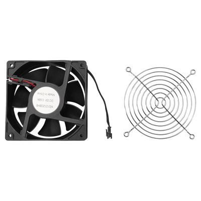12038 Model Charcoal Grill Fan 120x120x38mm Black DC12V