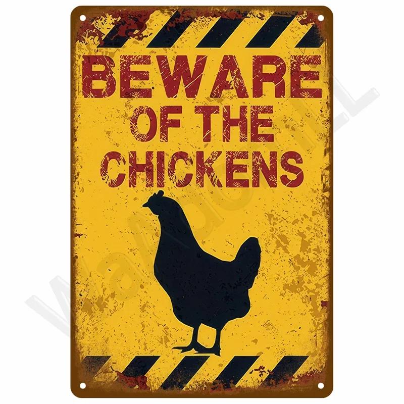 HD Metal Tin Sign Vintage Funny Danger  Warning Wall Decor Retro Shark Skeleton Rottweiler Cat Girls Only Sign for Home Bar Gar
