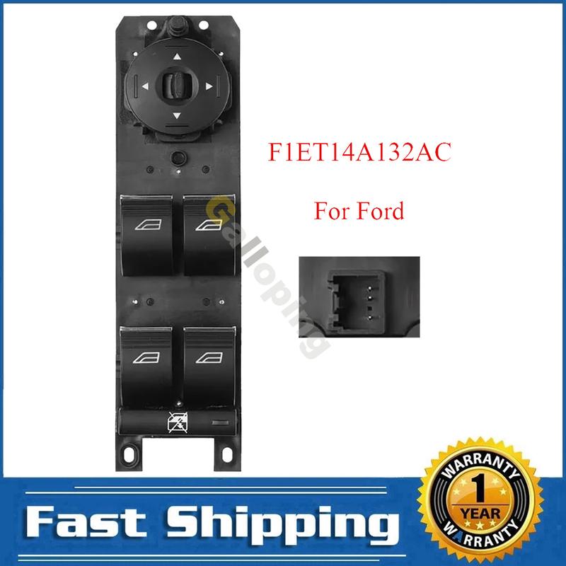 For Ford Focus 2012 - 2017 Electric Power Master Window Switch Control Regulator Button F1ET14A132AC Car Accessories