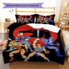 Thundercats Vzor Povlečení Sada Prošívaných Dek Quilt Cover Povlak na Polštář Domácí Dekorace Dárek (1 * povlak na peřinu + 2 * povlak na polštář, bez jádra)