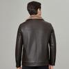 Echtlederjacke Herren Pelzintegriert Samt verdickt Herbst und Winter Papa Echtlederjacke