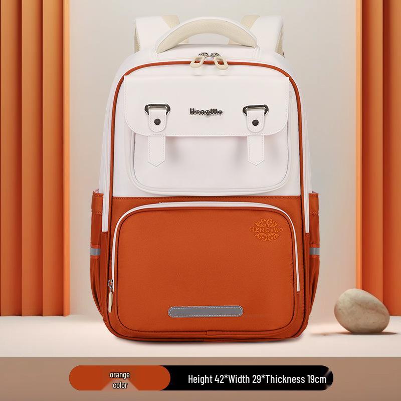 Lightweight Cloud Backpack for Grades 3-6: Large Capacity, Double Shoulder, Spine Protection & Weight Reduction