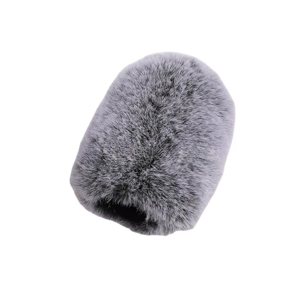 

Furry Cover Microphones Windshield Block Wind Noise Reduction Microphone Cover Improve Sound Quality Windcreen Cover