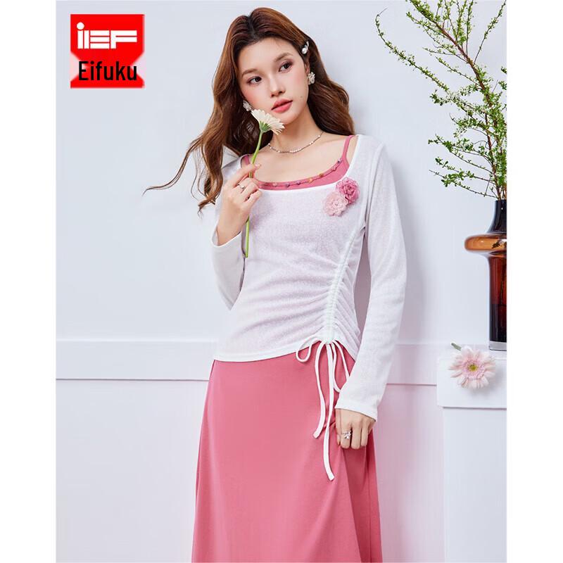 

IEF 2026 Летнее платье-макси в стиле курортного отдыха, стройнящее L