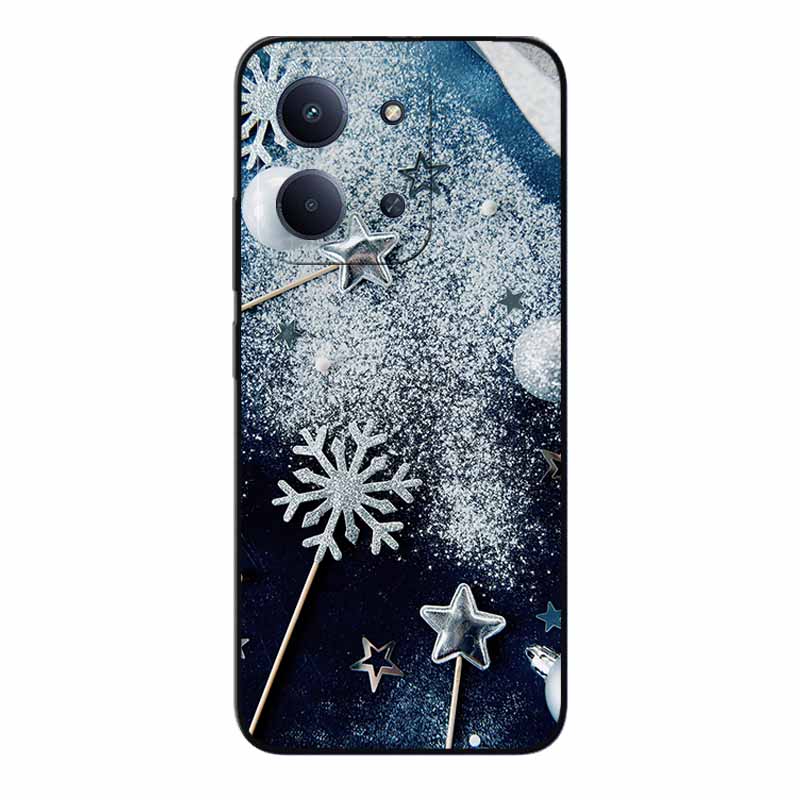 Christmas Phone Case For Redmi 15C 4G Global 171.5mm Case Black Silicone Bumper For Xiaomi Redmi15C 4G Cover 15C4G Cartoon Coque