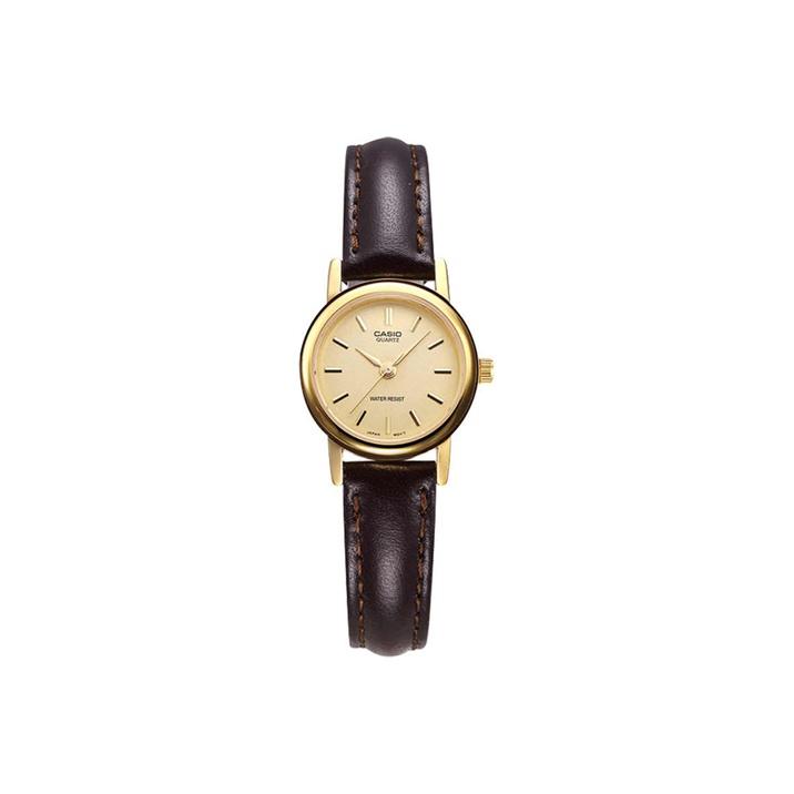 CASIO Women s Standard Series 27mm Gold Watch LTP-1095Q-9A LTP-1095Q-9A Gold Dial
