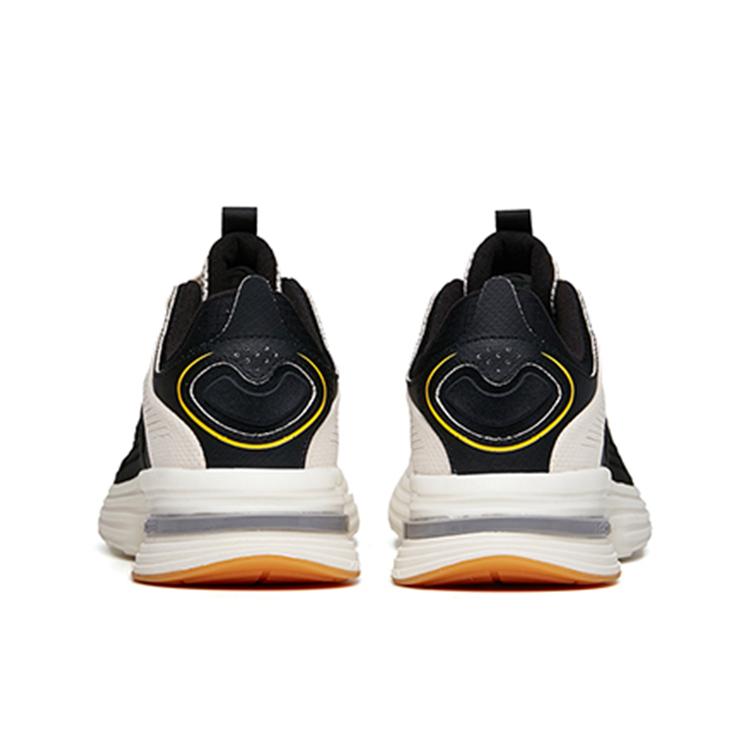 Anta Slip Resistant, Abrasion Resistant, Breathable Low top Running Shoes Men's Black Gray 112135516-5