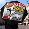 VfB Stuttgart Celebration Umbrella Folding Umbrella, Automatic Umbrella 8-Frame for Travel, Camping Use Gift for Halloween Christmas