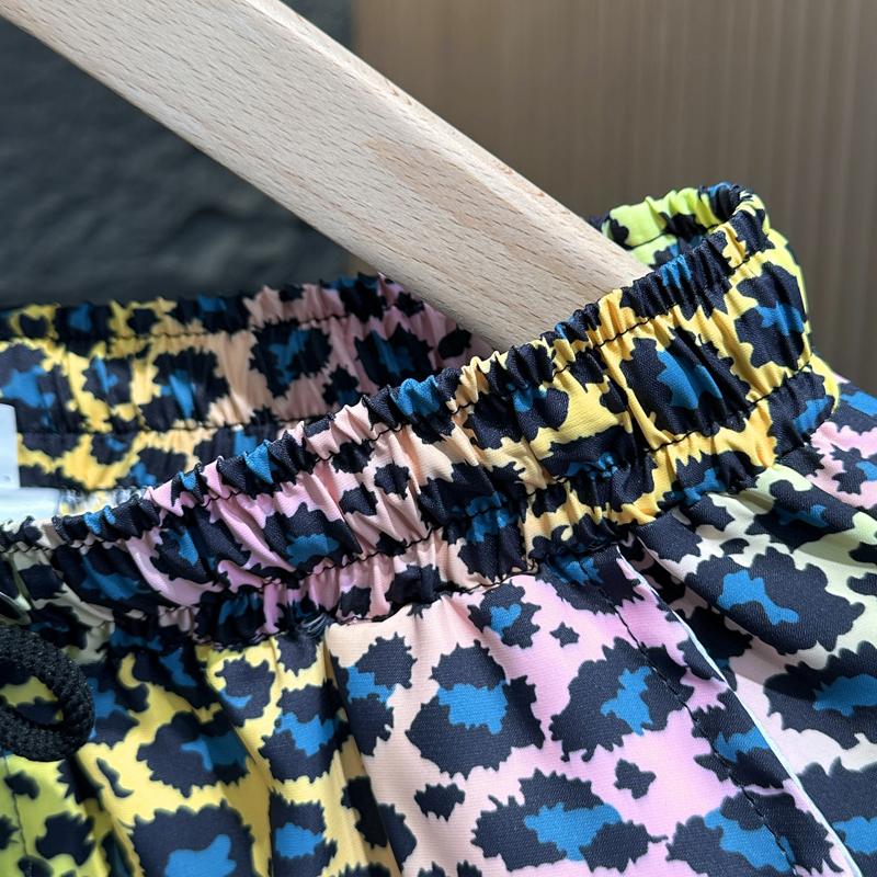 Übergröße M-7XL Sommer Shorts Herren Elastischer Bund Leopardenmuster Lässige Shorts Sommerkleidung