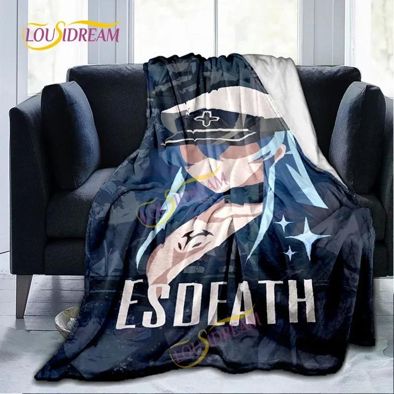 Akame Ga Kill Flannel Warm Lightweight Blanket Japan Animation Children's Game Home Office Travel Bed Sofa Napping Blanket.