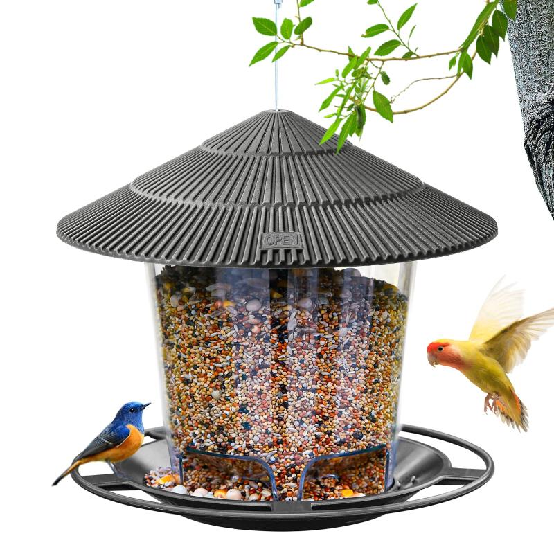 Minimalist Automatic Outdoor Bird Feeder Hanging Leakproof for Hummingbirds Backyard Patio Home Garden Decor