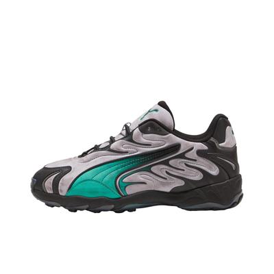 Inhale Distressed Vibrant Silver Vibrant Green Sneakers Unisex Lifestyle 404532-01