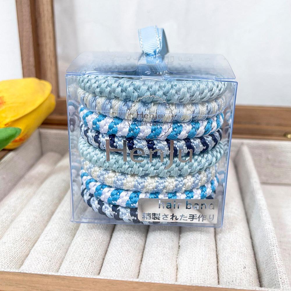 

8 шт./набор резинки для волос, набор веревок для волос в корейском стиле, держатель для хвостика, новое кольцо для волос, аксессуары для волос Style 6