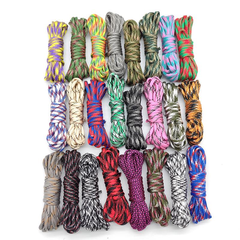Cordelette de Tente Paracorde 7 Brins Bracelet de Survie Kit, Cordeau Fait Main DIY 3 Mètres