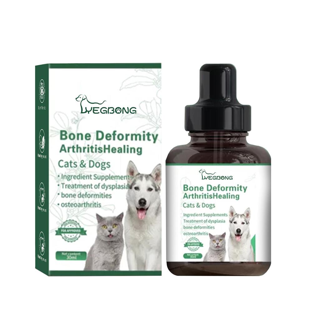 30 ml de líquido reparador de articulaciones para mascotas, lubricante y protector para dislocaciones, piernas acostadas, cuidado de las articulaciones de los perros, displasia, fractura de pezuña J4S8