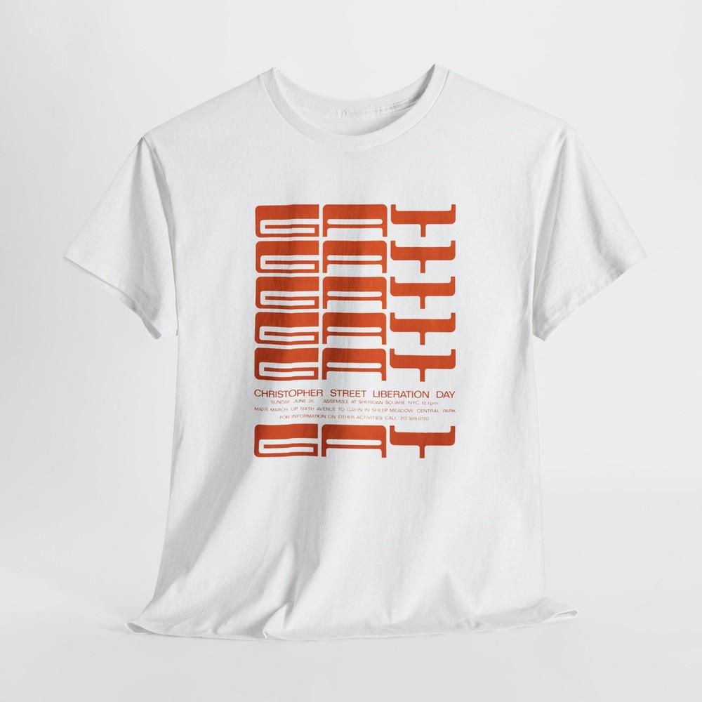 NYC Pride March 1970 Unisex Tshirt Tops Tee Shirt, LGBT History Design, LGBTQ Pride Parade