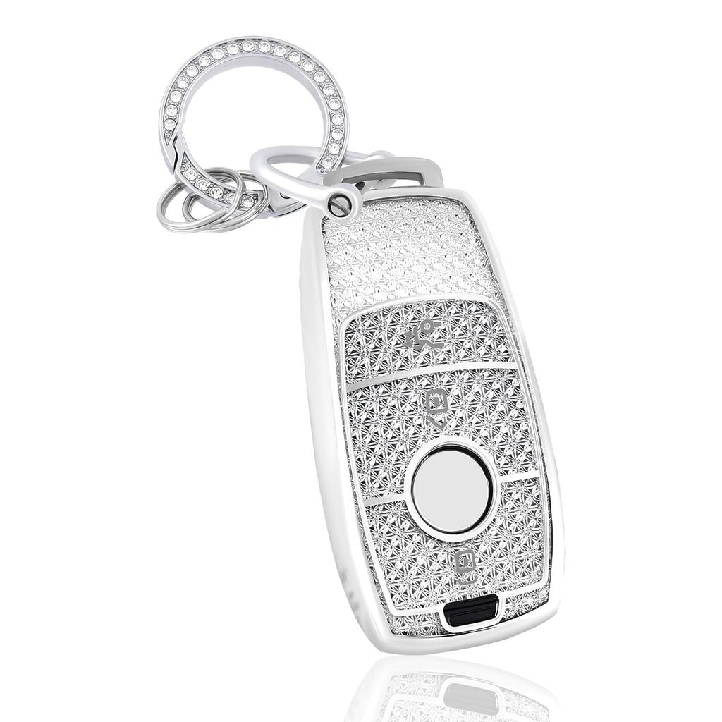 Car Key Cover Case Car Key Fob for Mercedes Benz Class A B C E G S CLA CLE CLS GLA GLC GLE GLK AMG Soft TPU KeyChain Car Key She