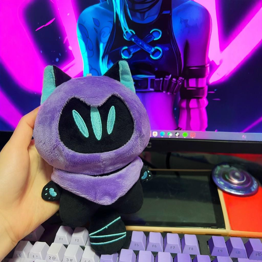 Valorant Omen Cat Plush Toy With Soft Pp Cotton For Fans Collectible Gift