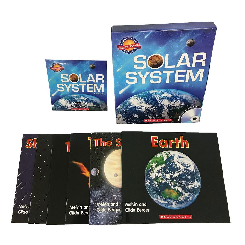 Scholastic Time-To-Discover Collection: Solar System, 6-Book Set with CD