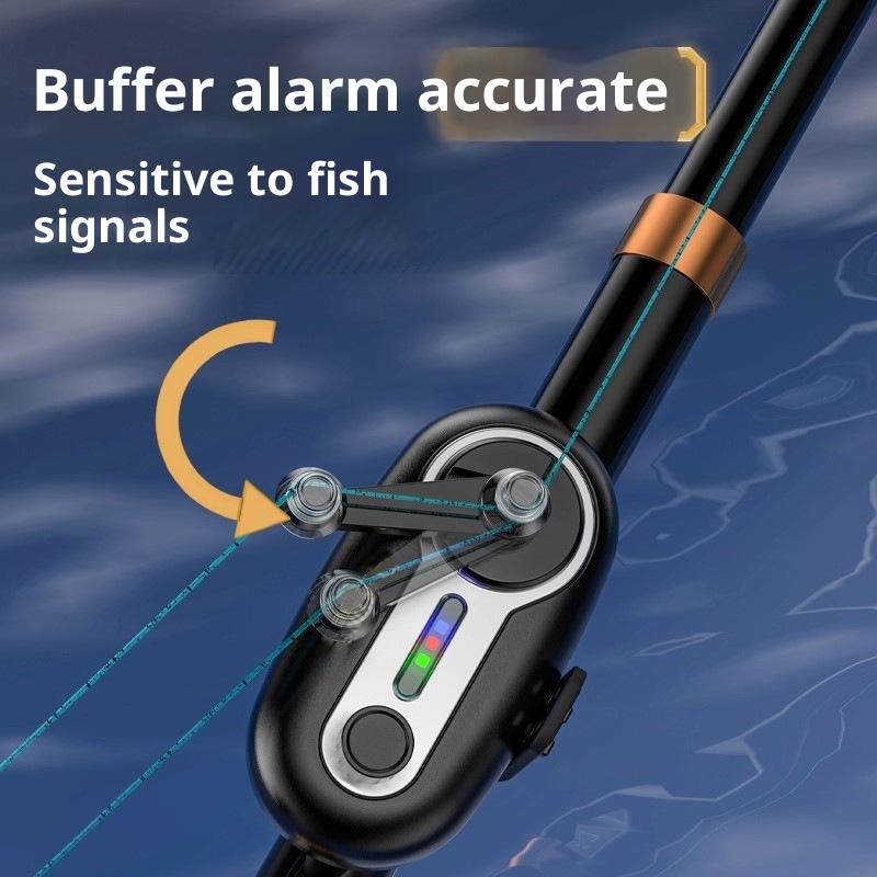 Fishing Alarm Electronic Buzzer Indicator Siren Bite Bait Alarm Sea Rod Led Light Indicator Sound Light Alarm Fishing Parts