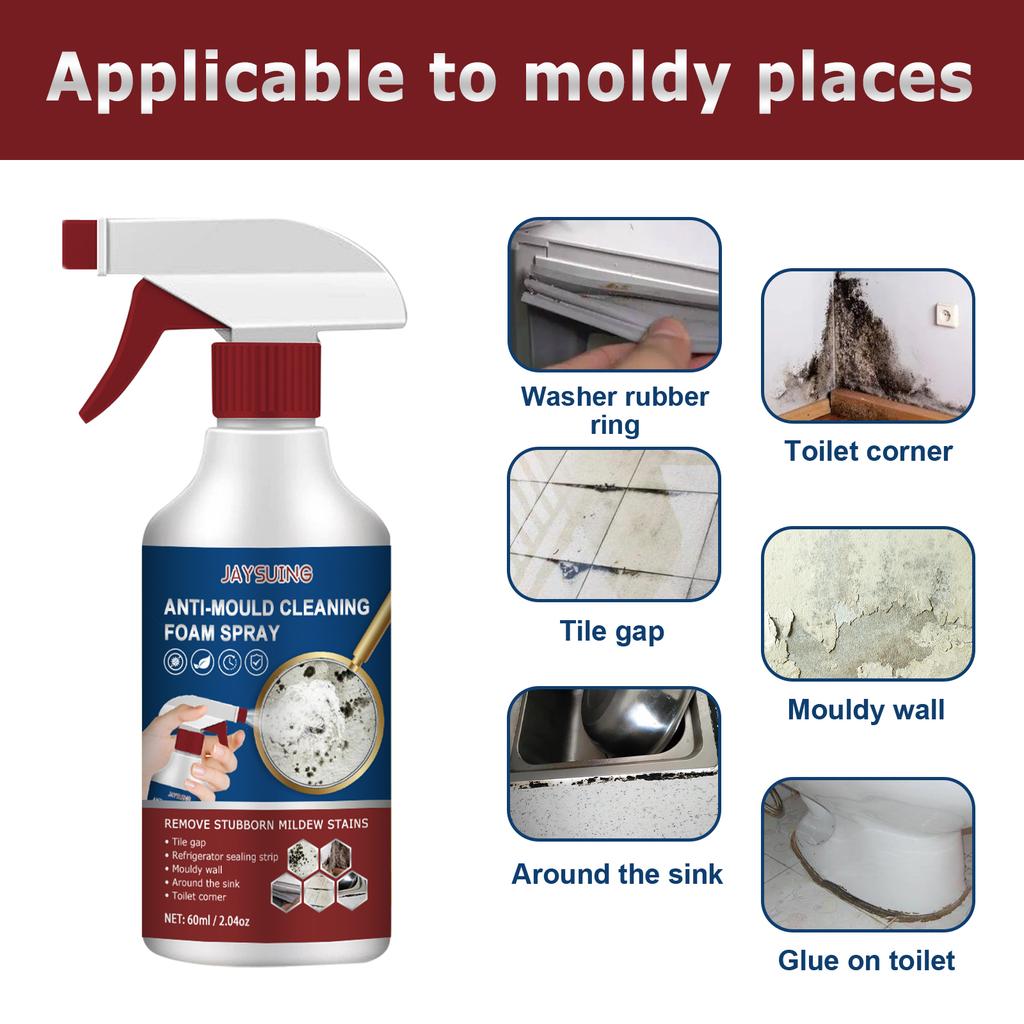 Anti-mould Cleaning Foam Spray Ceiling Bathroom Ceramic Wall Surface Multi Effect Cleaning Decontamination Mildew Remover