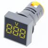 60-500V AC Digital Voltage Meter Indicator Light Square Panel Meter Panel LED Voltmeter