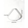 Petal Shape Powder Puff Storage Box, Creative Cosmetic Puff Display Case,For Holiday Beach, Bathroom Collection, Bedroom Collection, Large Capacity