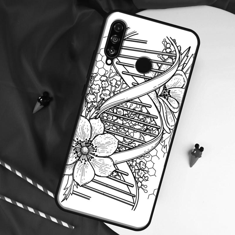 Science Biology Chemistry For Huawei Nova 8i 7i 11i 12i 12s 9 10 SE Y90 Y60 Y70 Y72 Y61 Y91 P30 P40 Lite P60 Pro Case