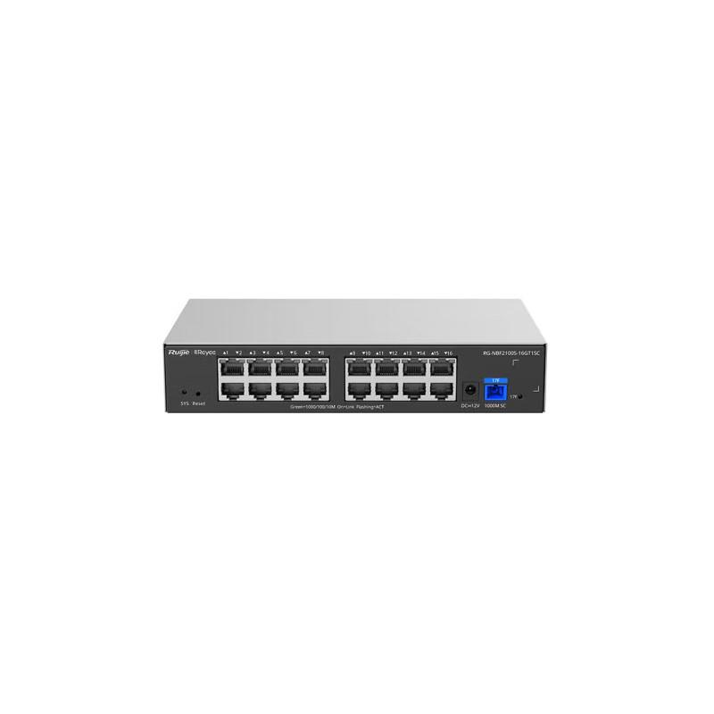 

Ruijie RG-NBF2100S-16GT1SC 16-Port Gigabit Layer 2 Managed ONU Access Switch